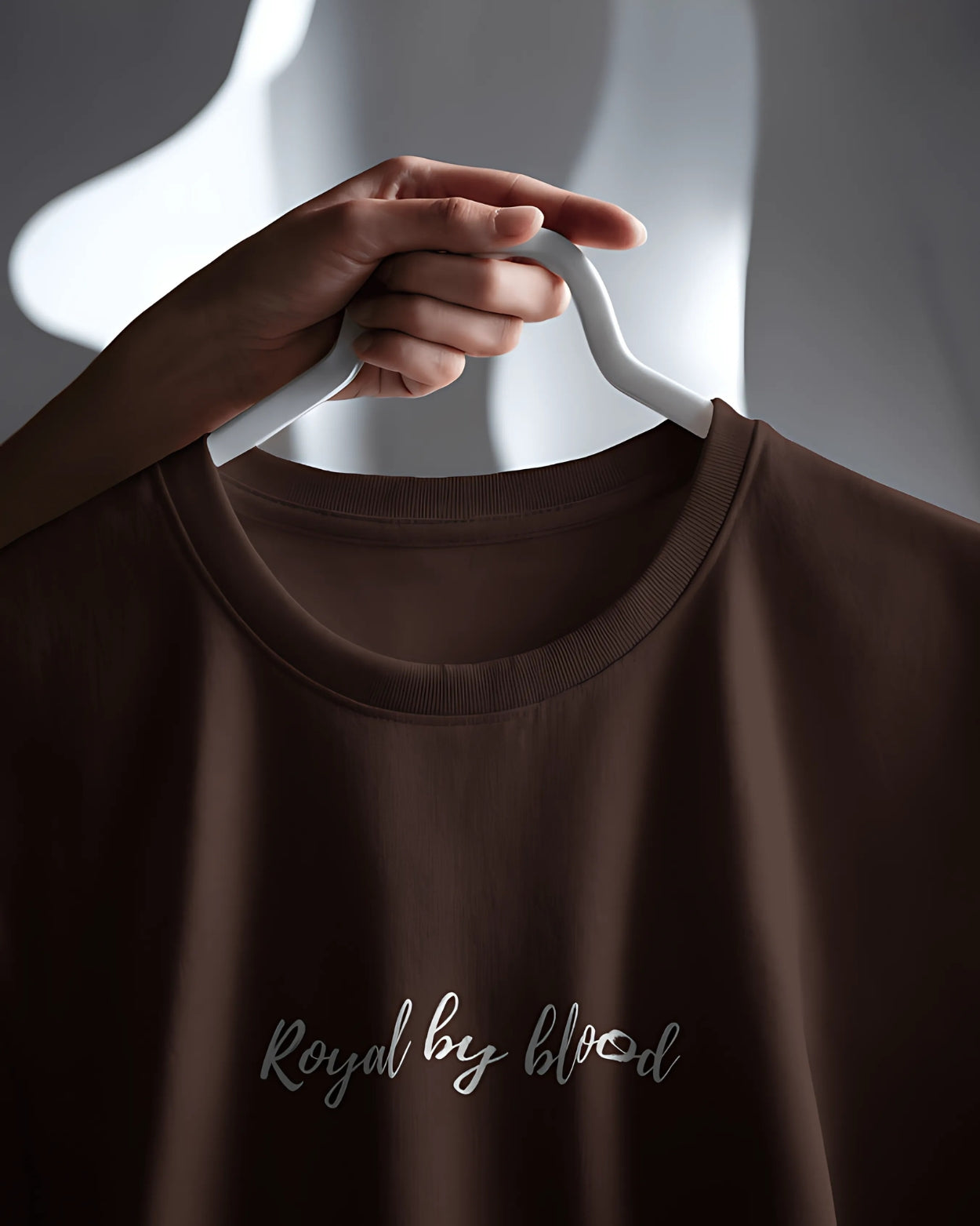 Unisex Dark Brown Levi Graphic Printed Oversized T-shirt