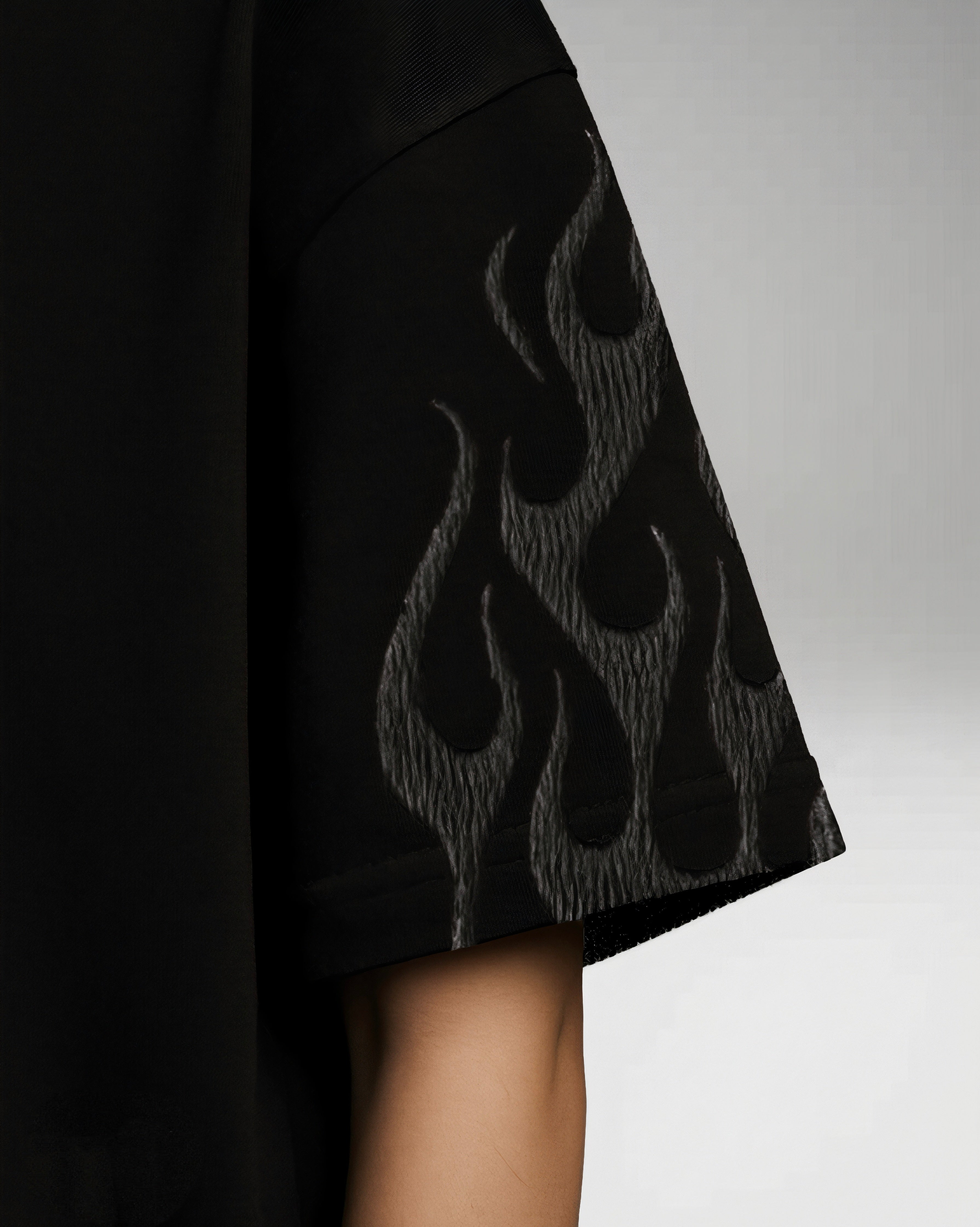 Vizaryx Signature Embroidered Flame Tee